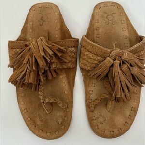 FIGUE Tan suede sandals